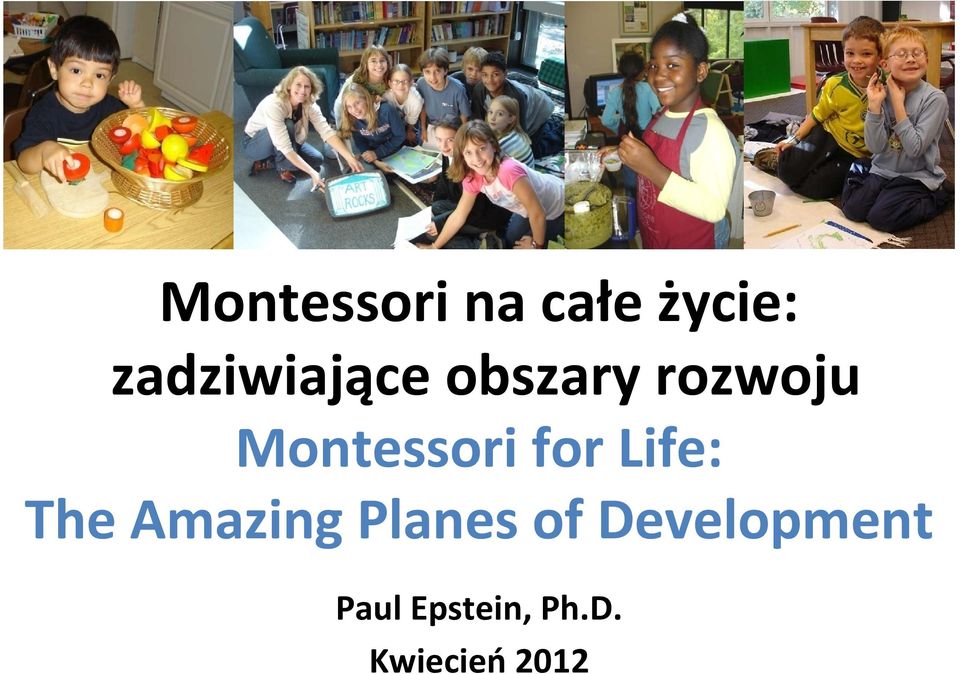Montessori for Life: The Amazing