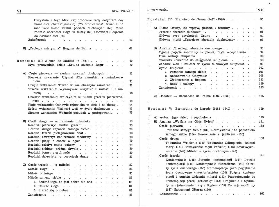 90 A) Pisma Osuny, ich wpływ, pojęcia i terminy 90.,Trzecie abecadło duchowe 91 Główne rysy psychologii Osuny 92 Główne myśli.,trzeciego abecadła duchowego 94 B).