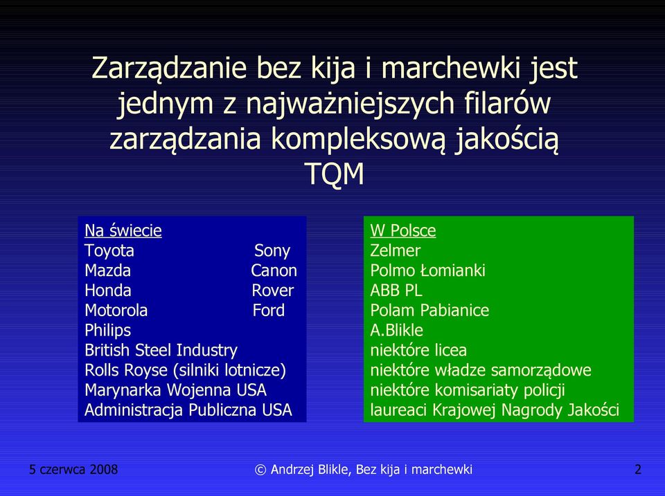 lotnicze) Marynarka Wojenna USA Administracja Publiczna USA W Polsce Zelmer Polmo Łomianki ABB PL Polam