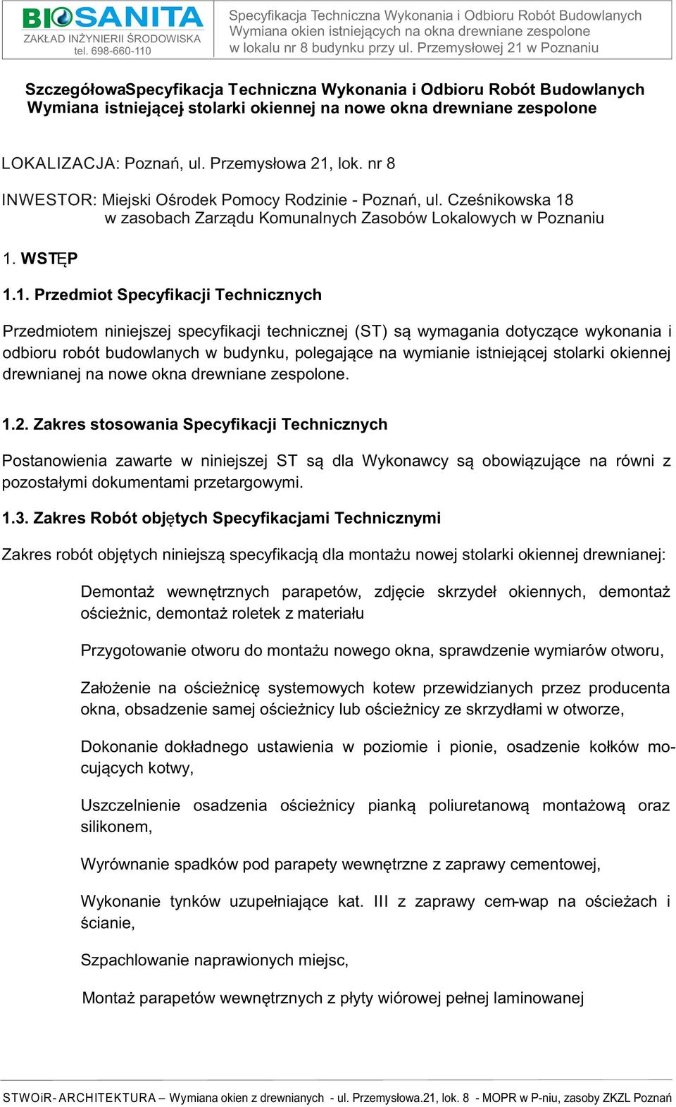 w zasobach Zarządu Komunalnych Zasobów Lokalowych w Poznaniu 1.