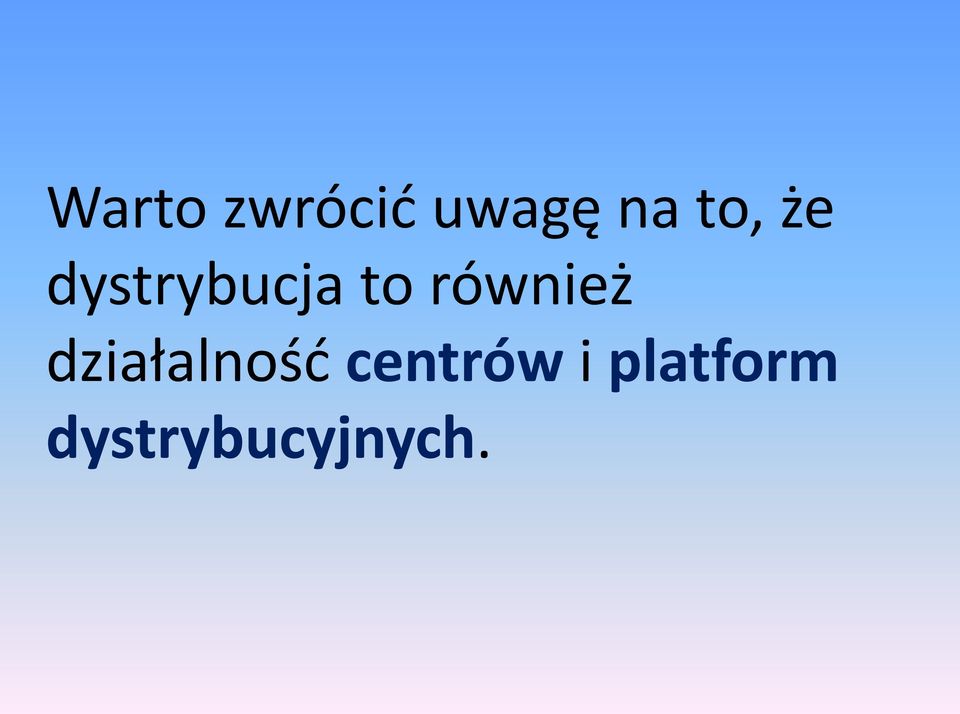 również działalność