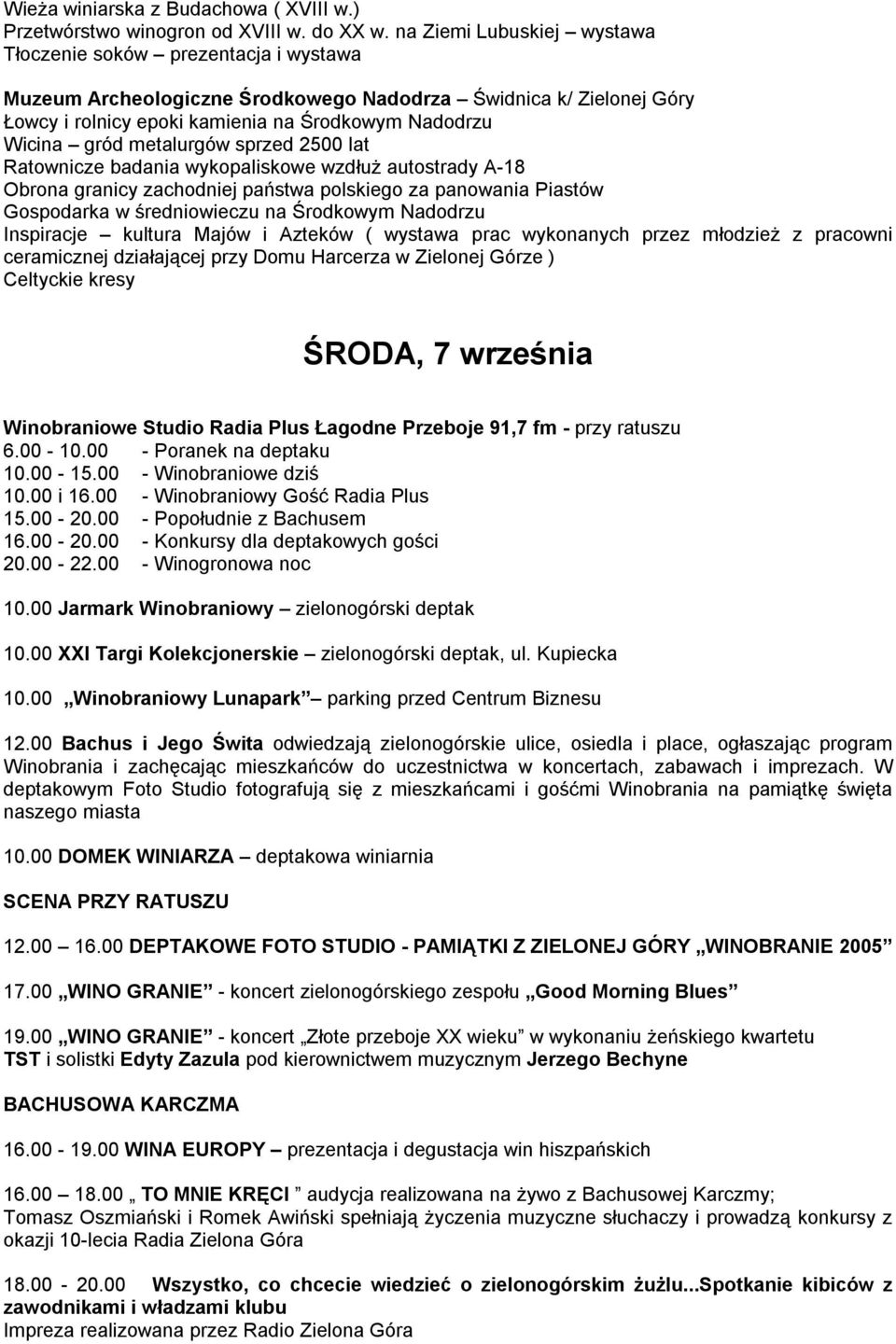 metalurgów sprzed 2500 lat Ratownicze badania wykopaliskowe wzdłuż autostrady A-18 Obrona granicy zachodniej państwa polskiego za panowania Piastów Gospodarka w średniowieczu na Środkowym Nadodrzu