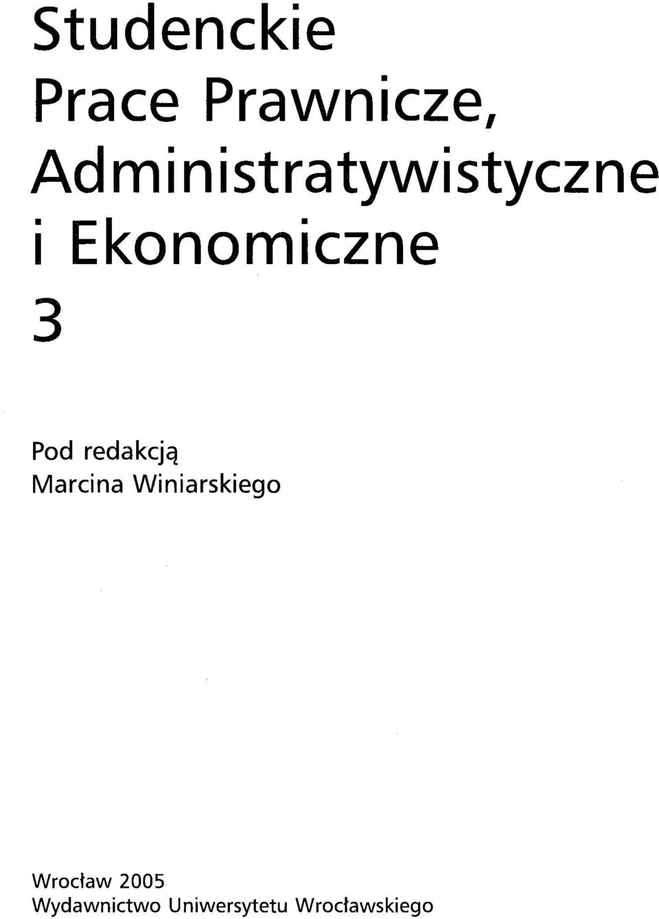 Pod redakcją Marcina Winiarskiego