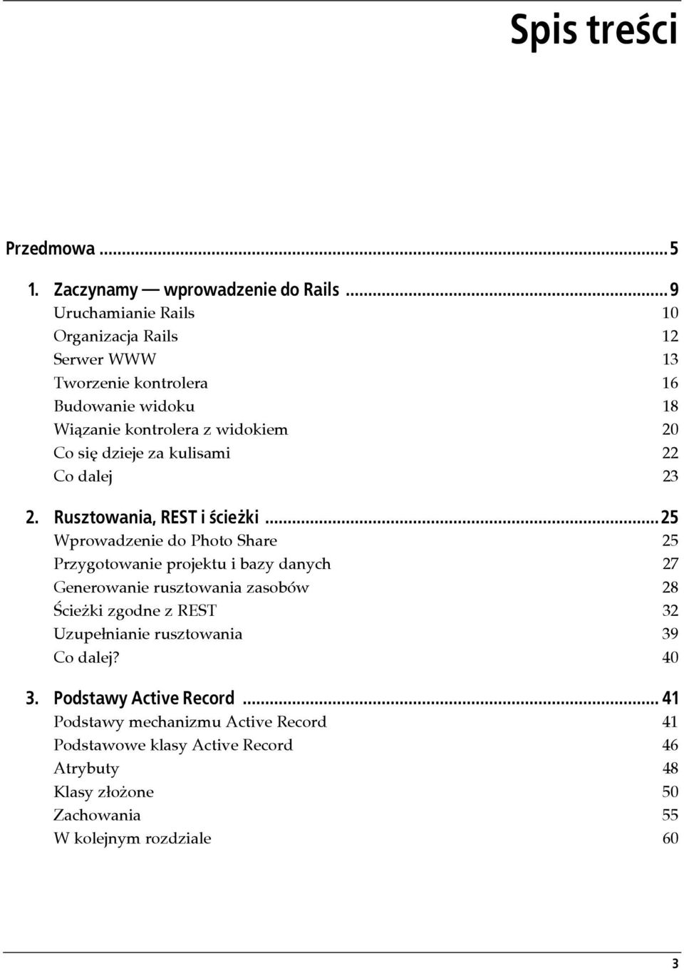 kontrolera z widokiem 20 Co się dzieje za kulisami 22 Co dalej 23 2. Rusztowania, REST i ścieżki.