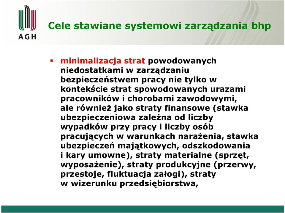 zależna od liczby wypadków przy pracy i liczby osób pracujących w warunkach narażenia, stawka ubezpieczeń majątkowych, odszkodowania i