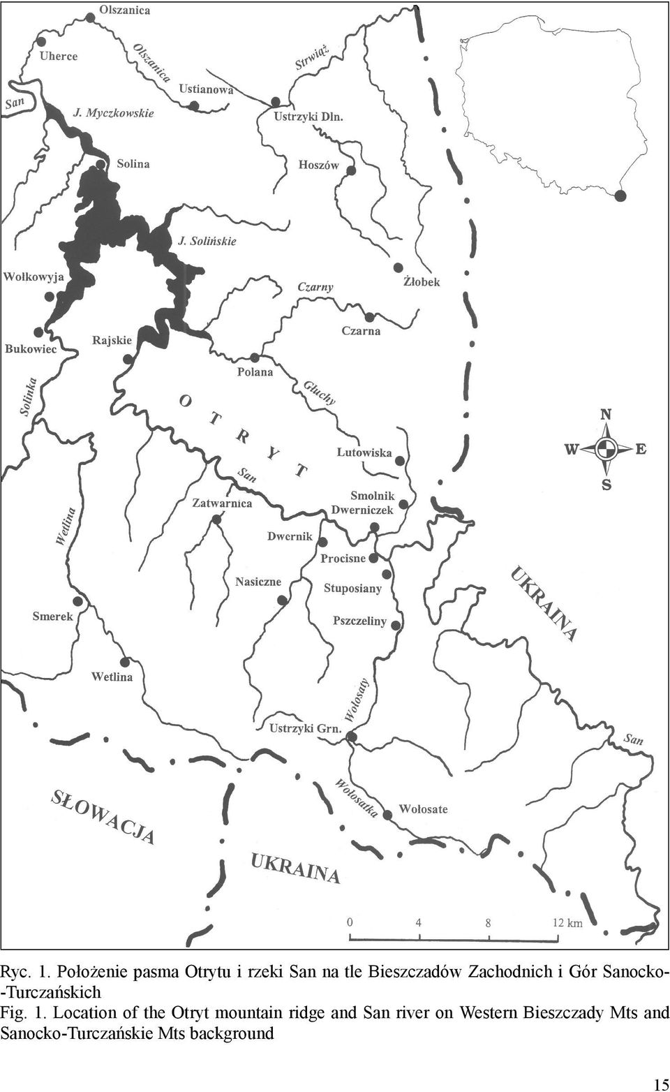 Zachodnich i Gór Sanocko-Turczańskich Fig. 1.