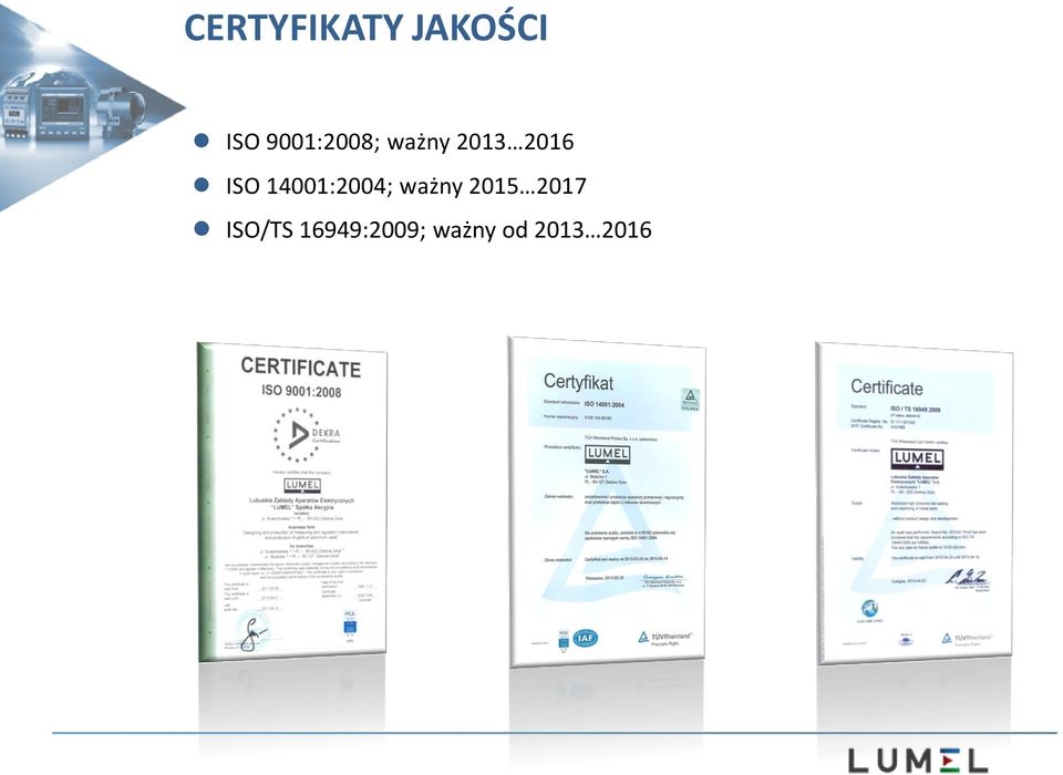 ISO 14001:2004; ważny 2015