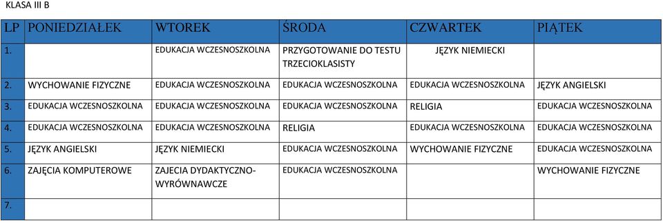 EDUKACJA WCZESNOSZKOLNA EDUKACJA WCZESNOSZKOLNA EDUKACJA WCZESNOSZKOLNA RELIGIA EDUKACJA WCZESNOSZKOLNA 4.