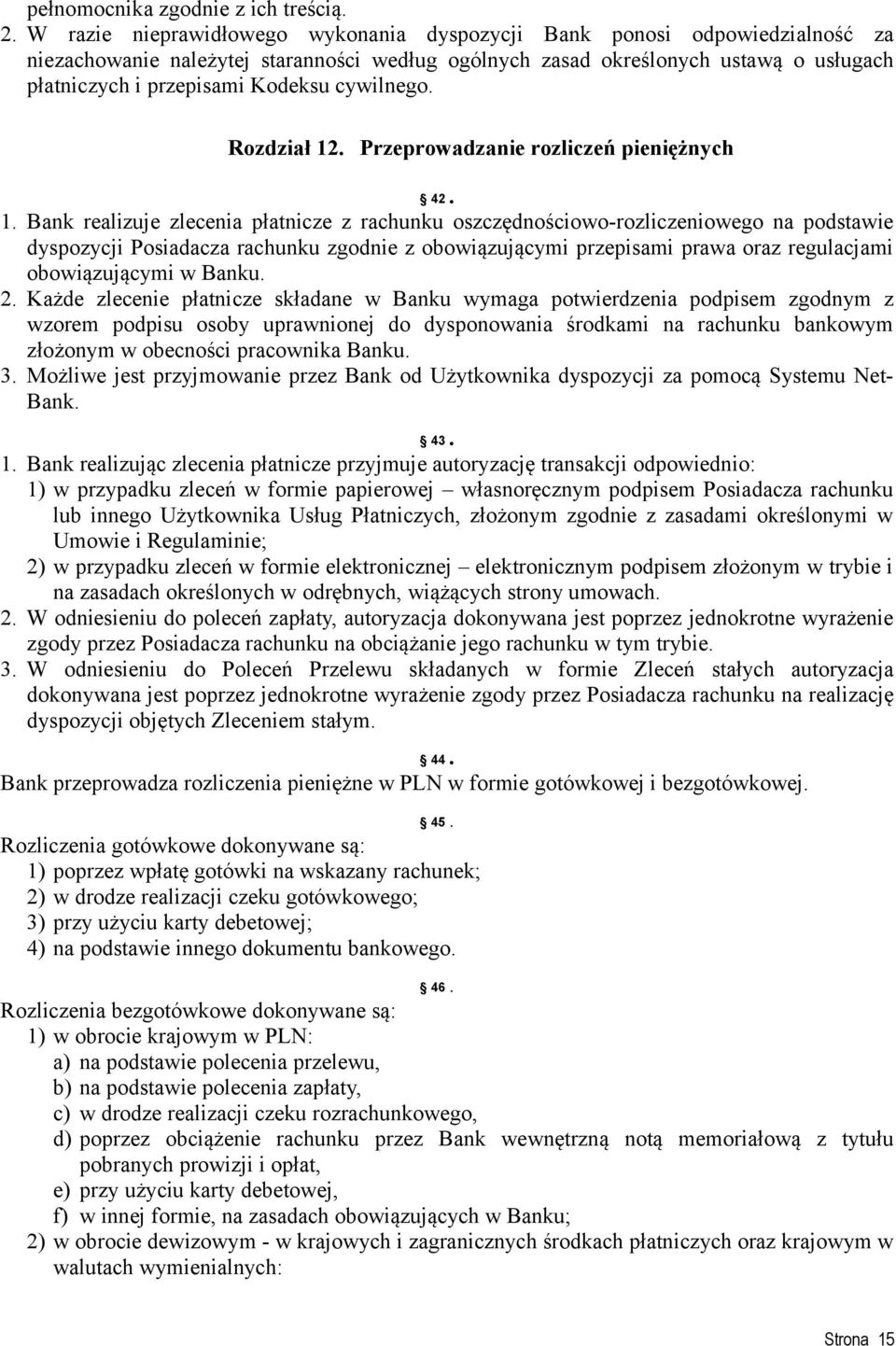 cywilnego. Rozdział 12