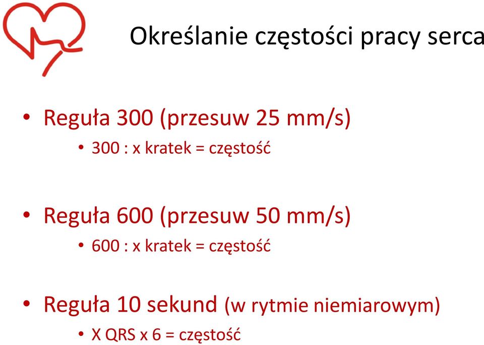 600 (przesuw 50 mm/s) 600 : x kratek = częstość