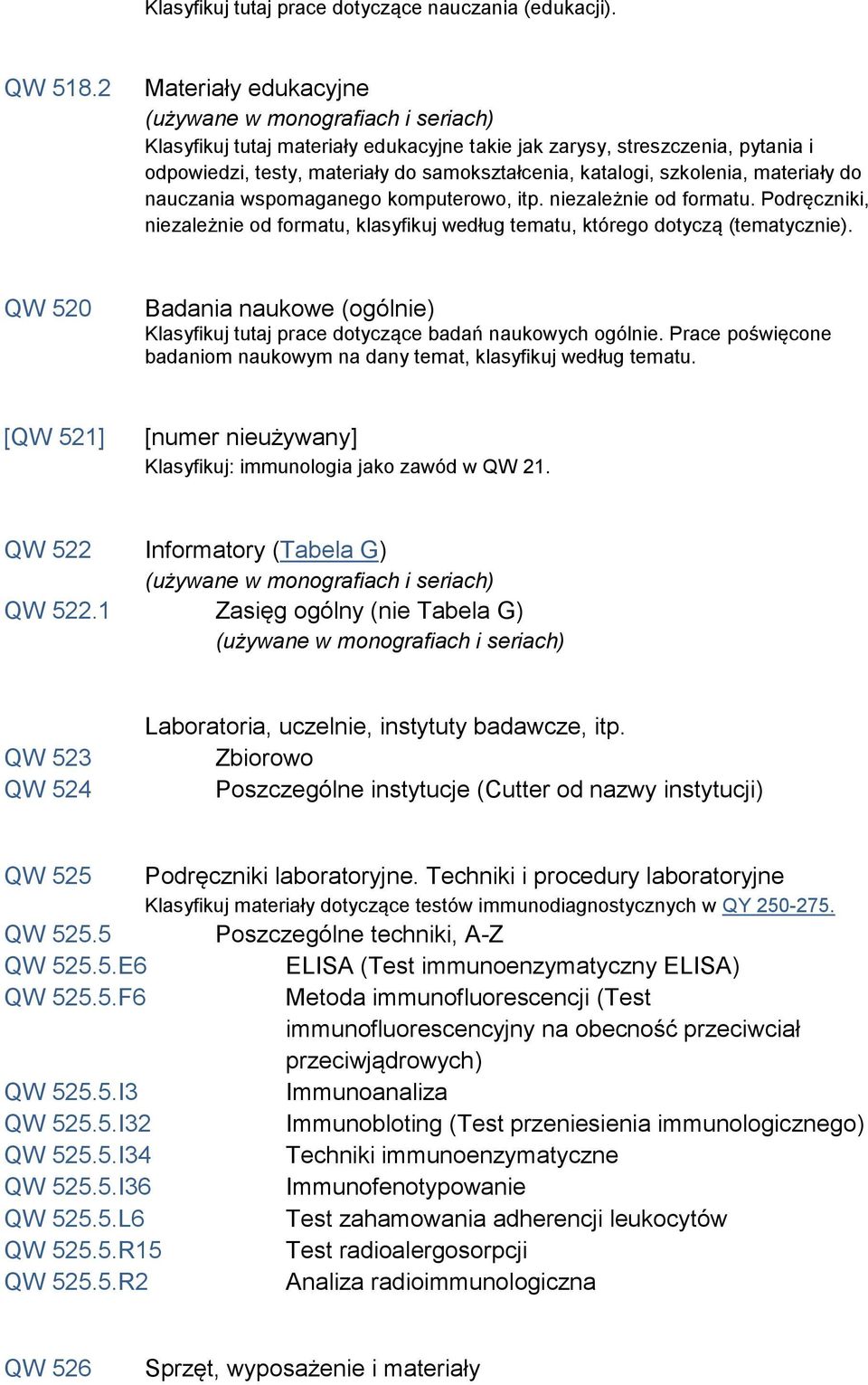 wspomaganego komputerowo, itp. niezależnie od formatu. Podręczniki, niezależnie od formatu, klasyfikuj według tematu, którego dotyczą (tematycznie).