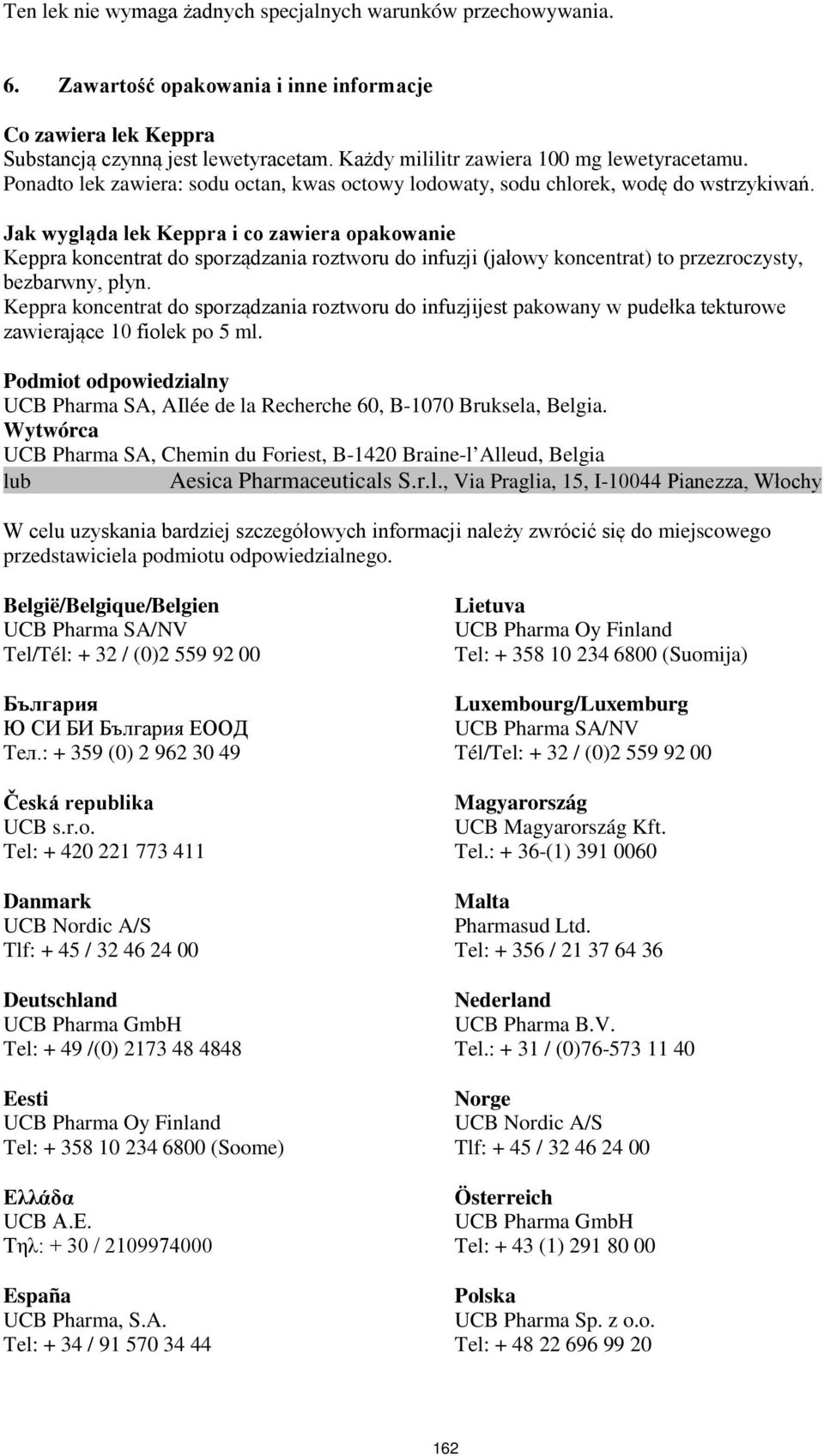 Jak wygląda lek Keppra i co zawiera opakowanie Keppra koncentrat do sporządzania roztworu do infuzji (jałowy koncentrat) to przezroczysty, bezbarwny, płyn.