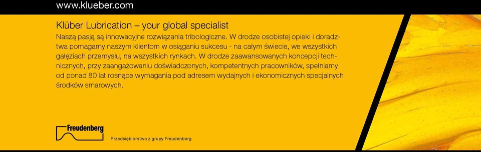 przemysłu, na wszystkich rynkach.