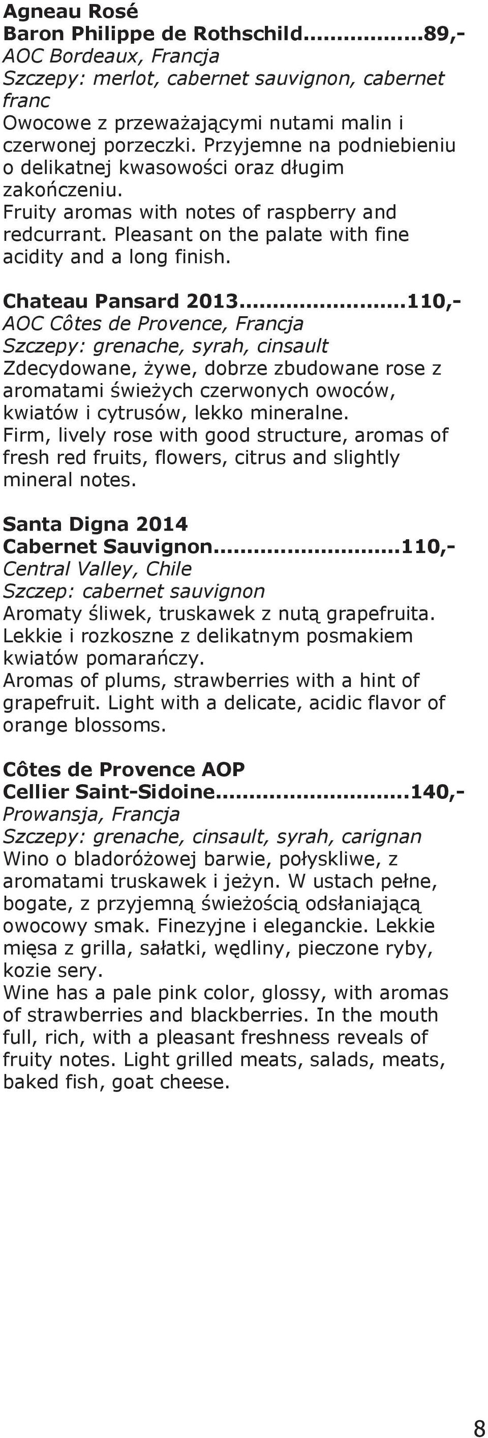 Chateau Pansard 2013.