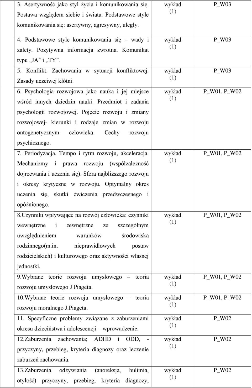 Psychologia rozwojowa jako nauka i jej miejsce wśród innych dziedzin nauki. Przedmiot i zadania psychologii rozwojowej.