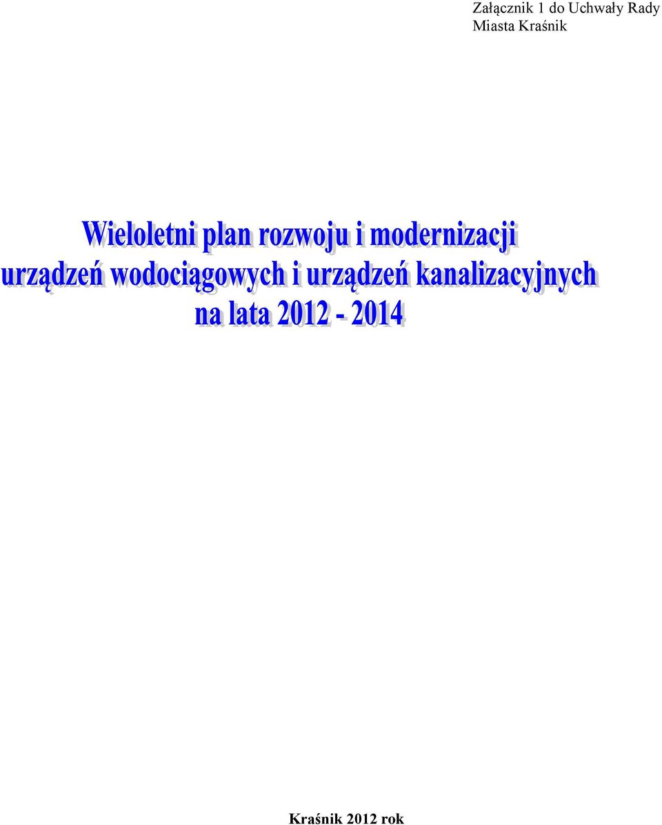 1 do Uchwały