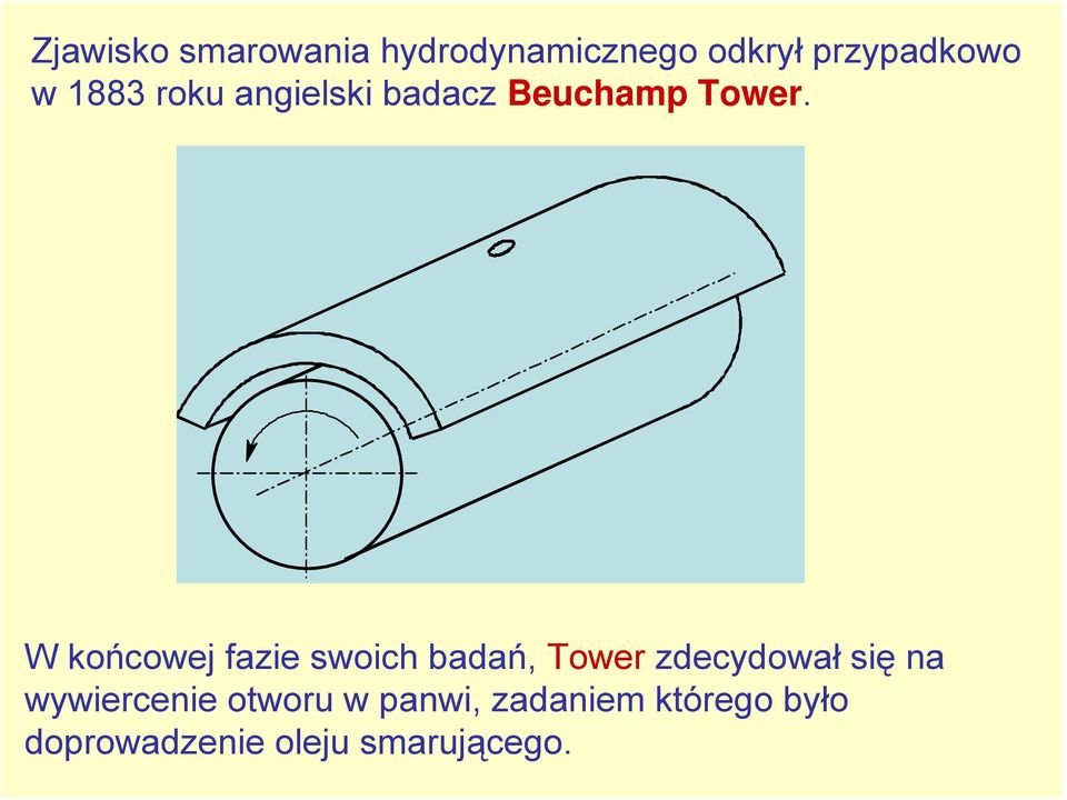 W końcowej fazie swoich badań, Tower zdecydował się na
