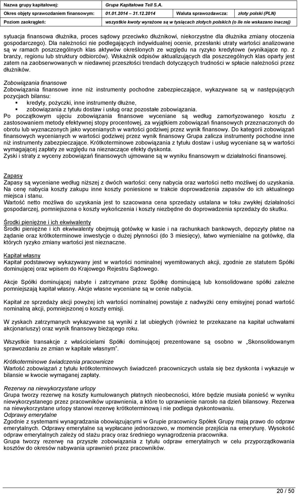 z branży, regionu lub struktury odbiorców).