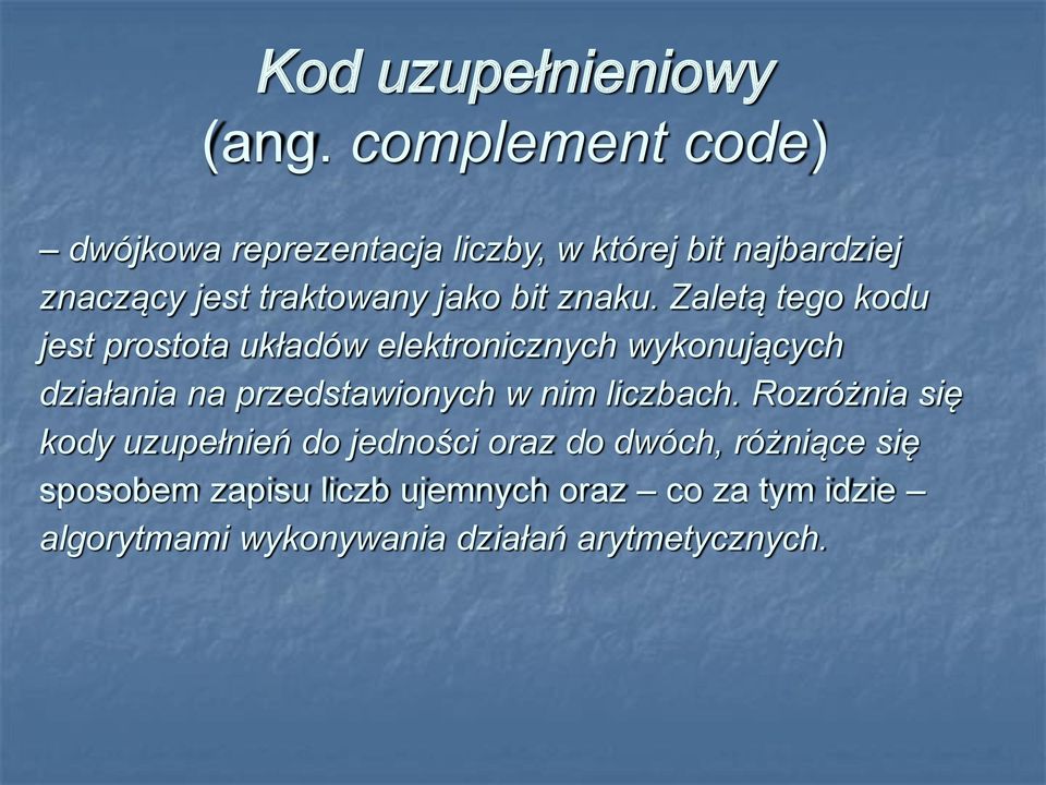 bit znaku.