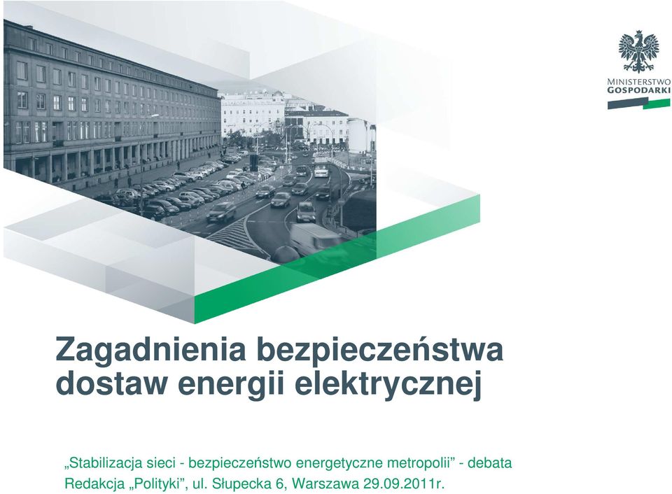 bezpieczeństwo energetyczne metropolii -
