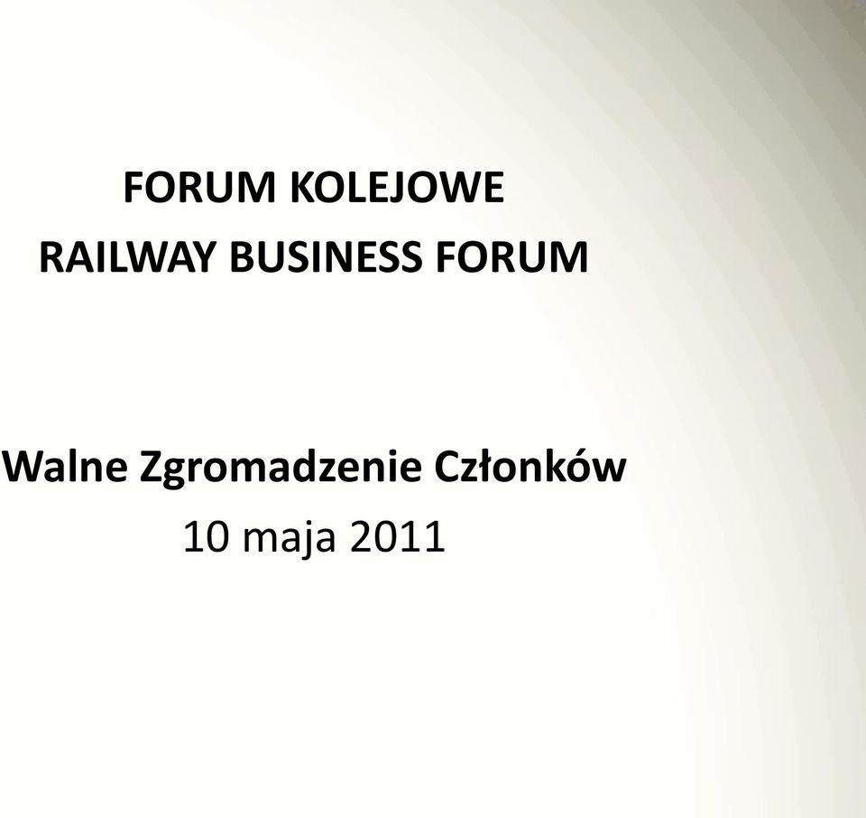 FORUM Walne