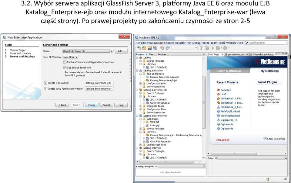 modułu internetowego Katalog_Enterprise-war (lewa część