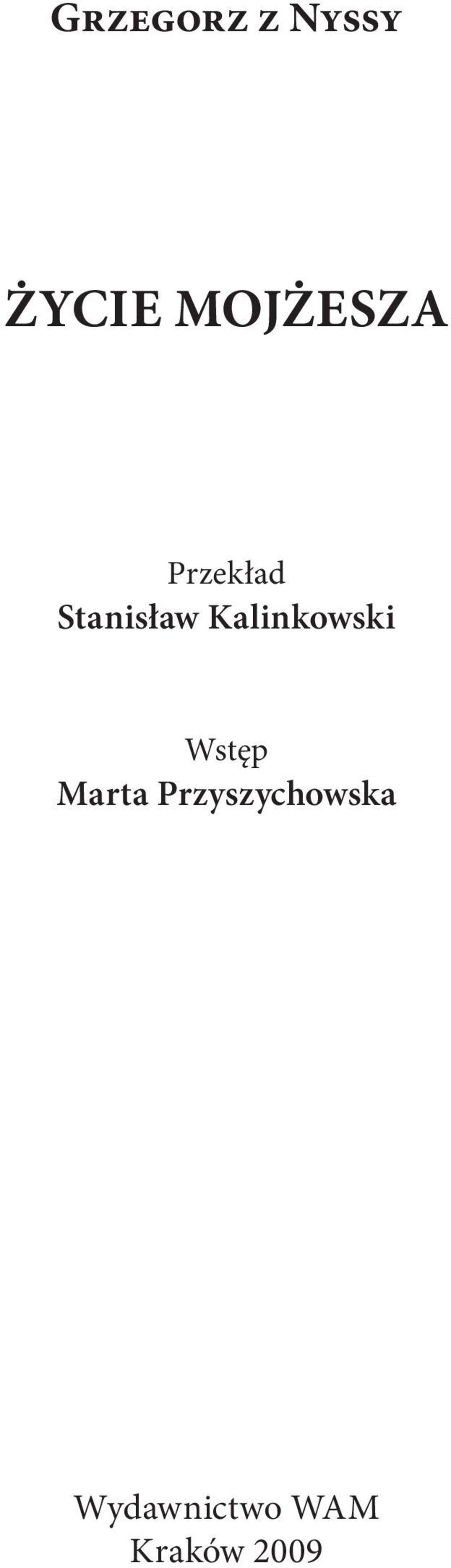 Kalinkowski Wstęp Marta