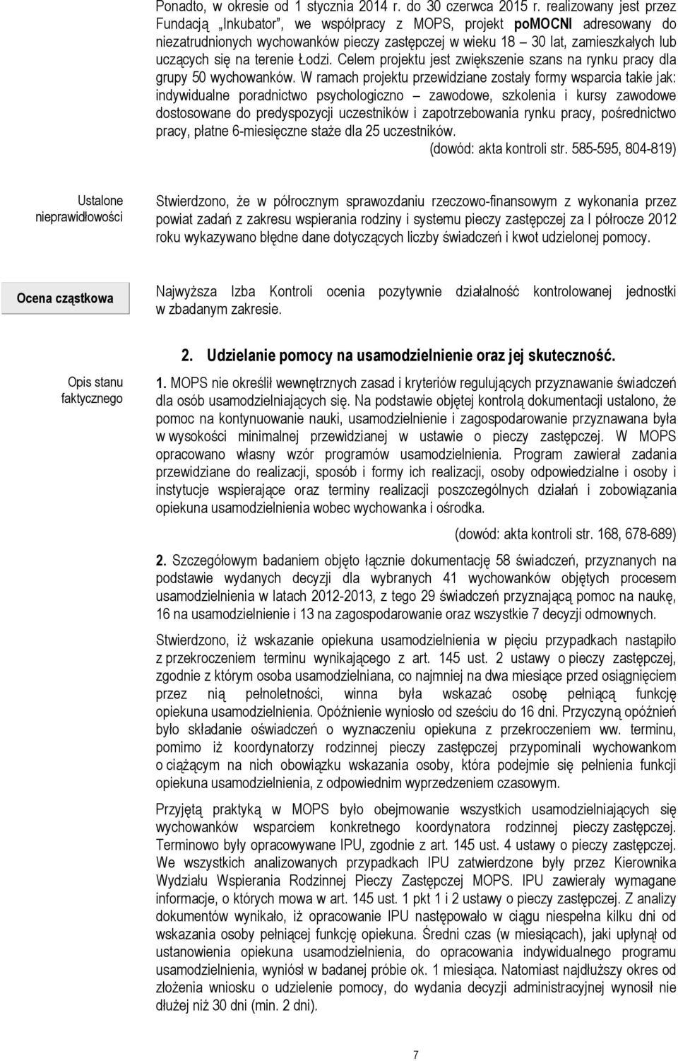 terenie Łodzi. Celem projektu jest zwiększenie szans na rynku pracy dla grupy 50 wychowanków.