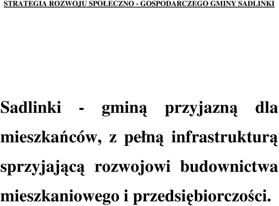 infrastruktur sprzyjajc
