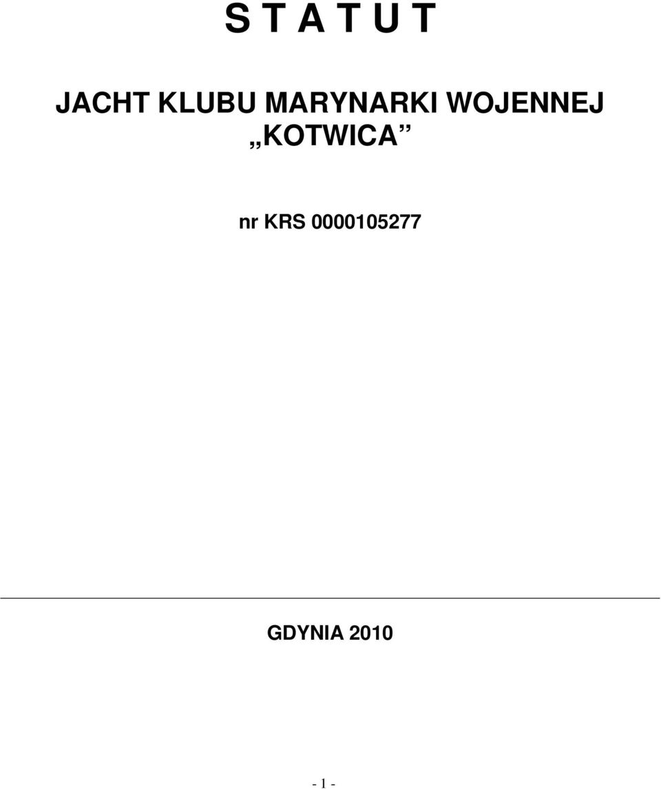 WOJENNEJ KOTWICA nr
