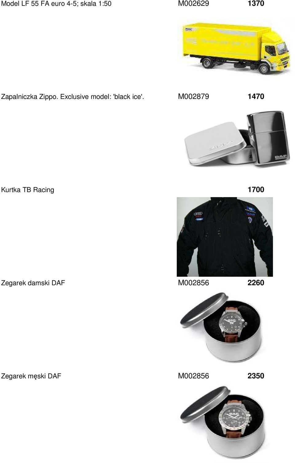 M002879 1470 Kurtka TB Racing 1700 Zegarek