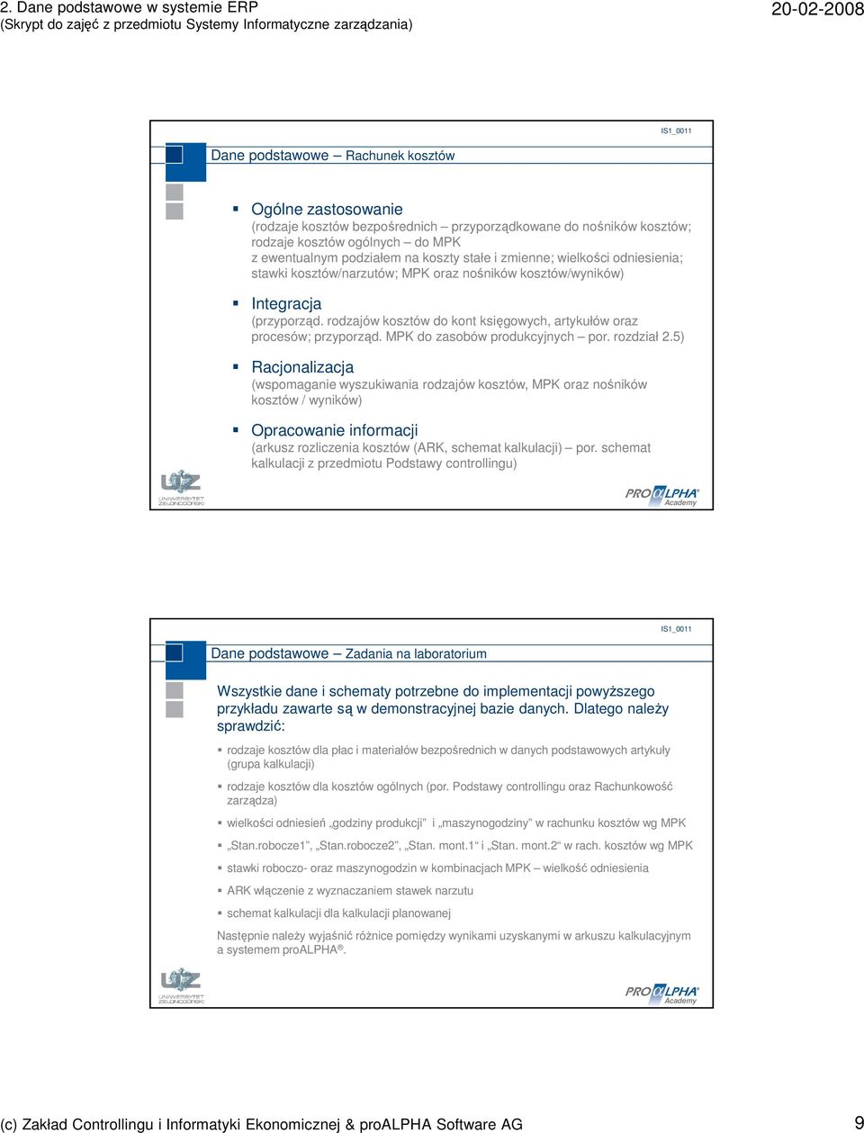 MPK do zasobów produkcyjnych por. rozdział 2.