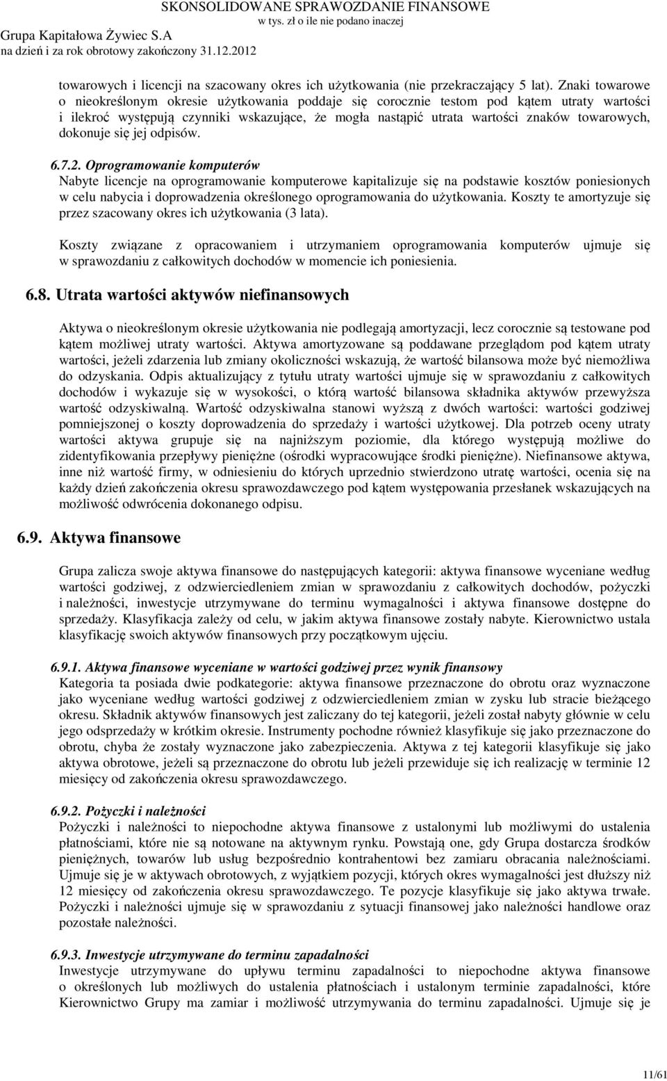 dokonuje się jej odpisów. 6.7.2.