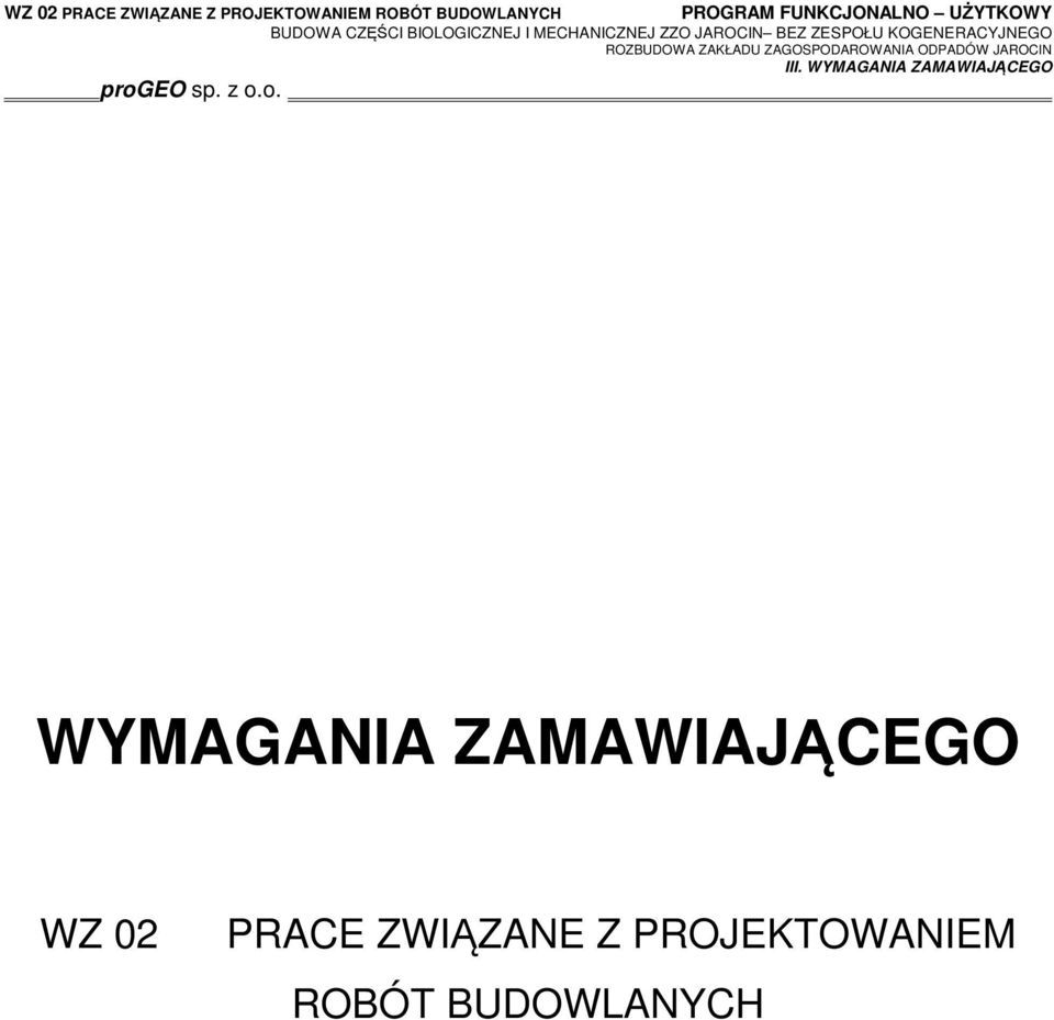 PRACE ZWIĄZANE Z