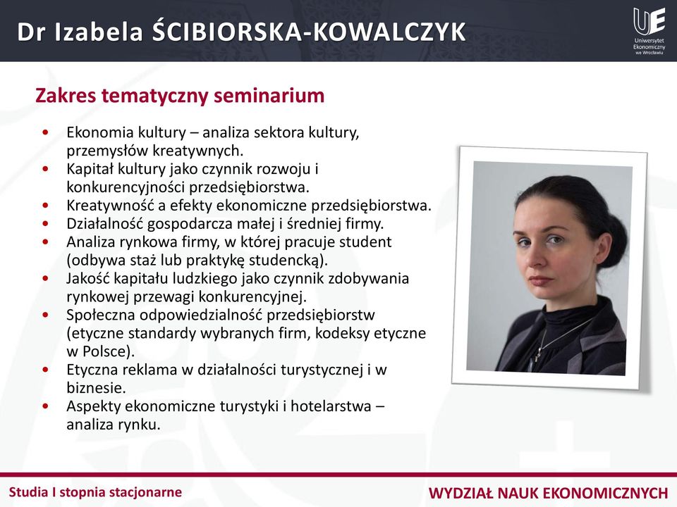 Działalność gospodarcza małej i średniej firmy. Analiza rynkowa firmy, w której pracuje student (odbywa staż lub praktykę studencką).