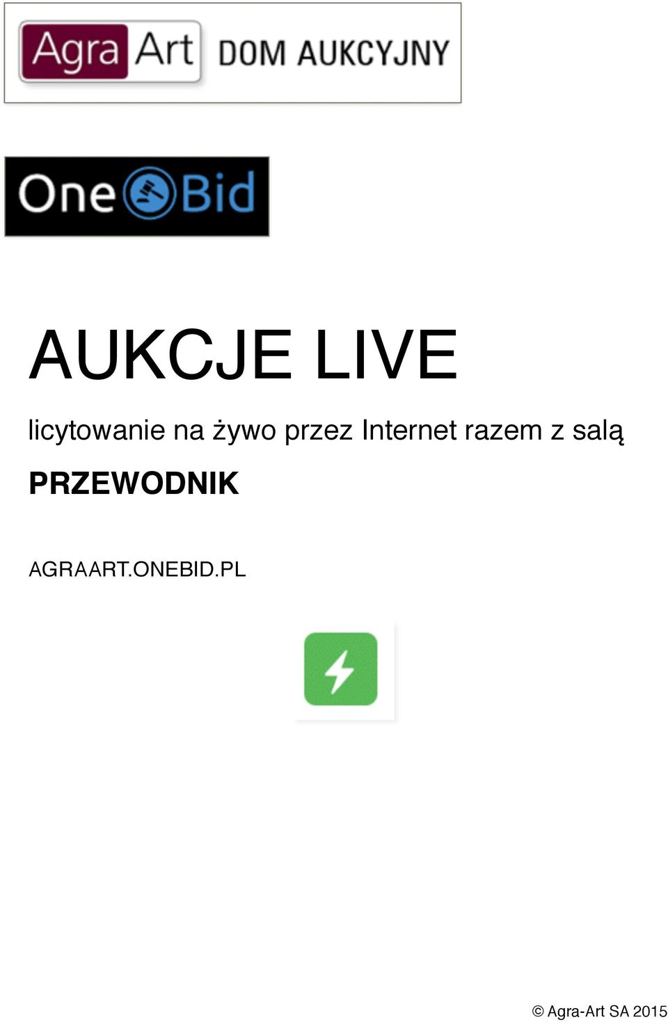z salą PRZEWODNIK AGRAART.