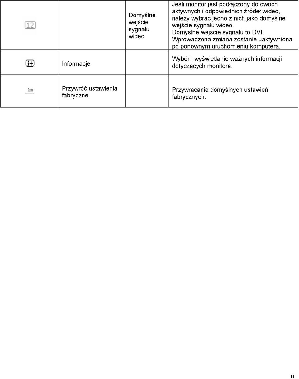 Wprowadzona zmiana zostanie uaktywniona po ponownym uruchomieniu komputera.
