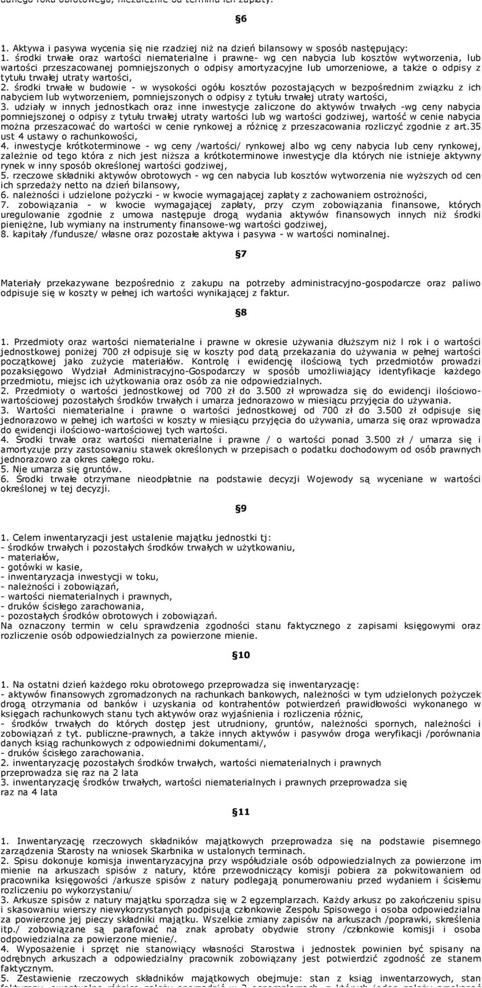 tytułu trwałej utraty wartości, 2.