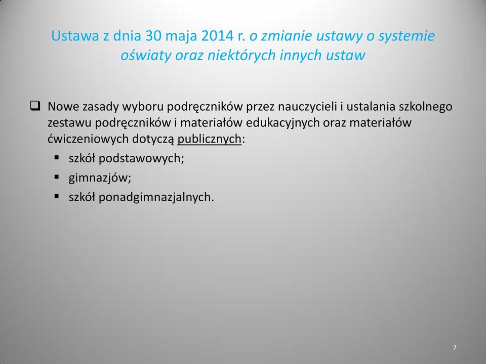 wyboru podręczników przez nauczycieli i ustalania szkolnego zestawu podręczników