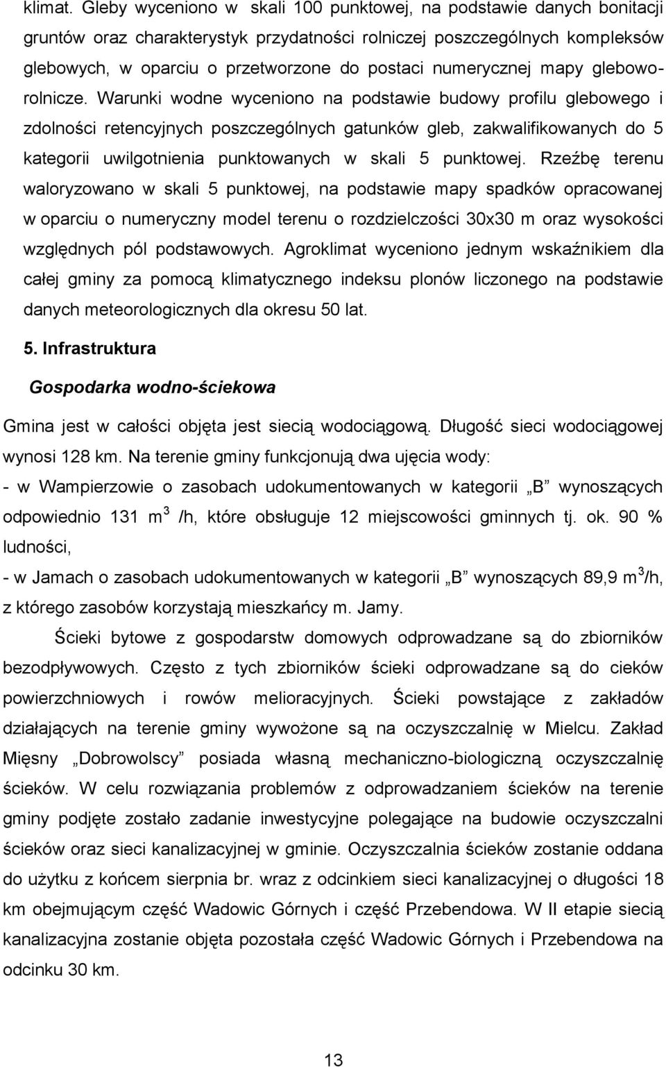numerycznej mapy gleboworolnicze.