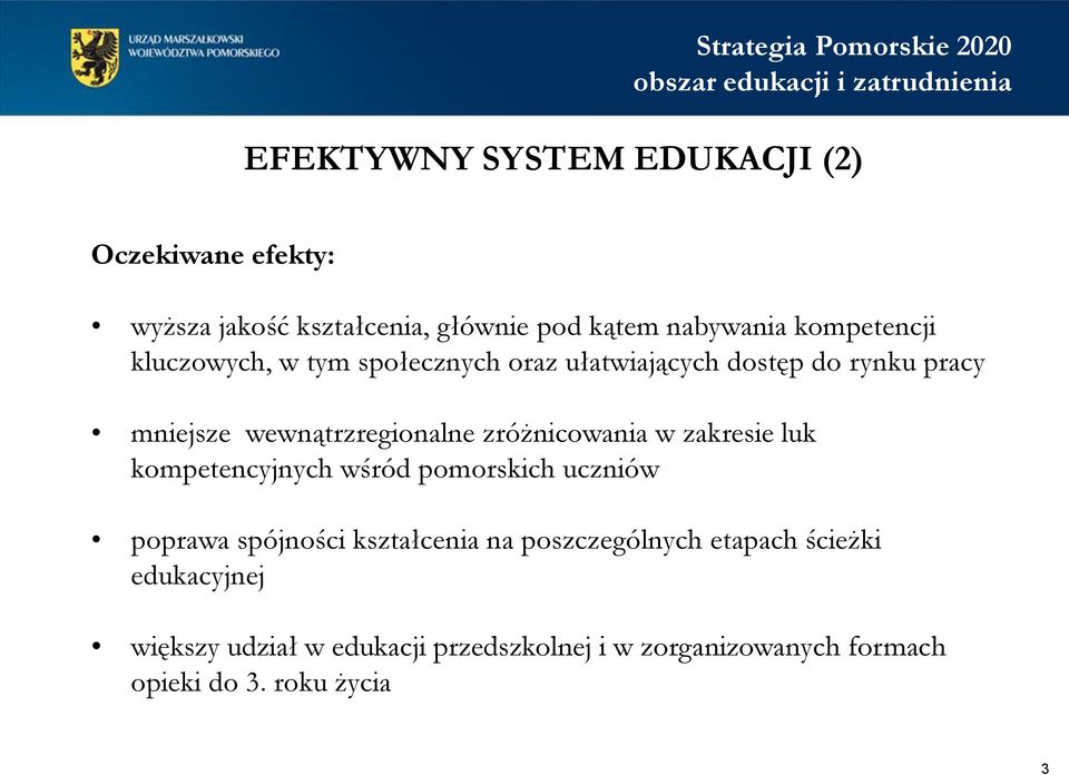 wewnątrzregionalne zróżnicowania w zakresie luk kompetencyjnych wśród pomorskich uczniów poprawa spójności kształcenia