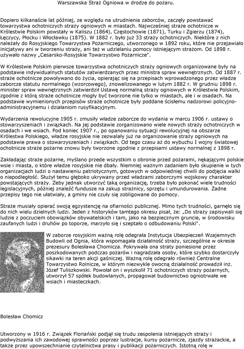było już 33 straży ochotniczych.