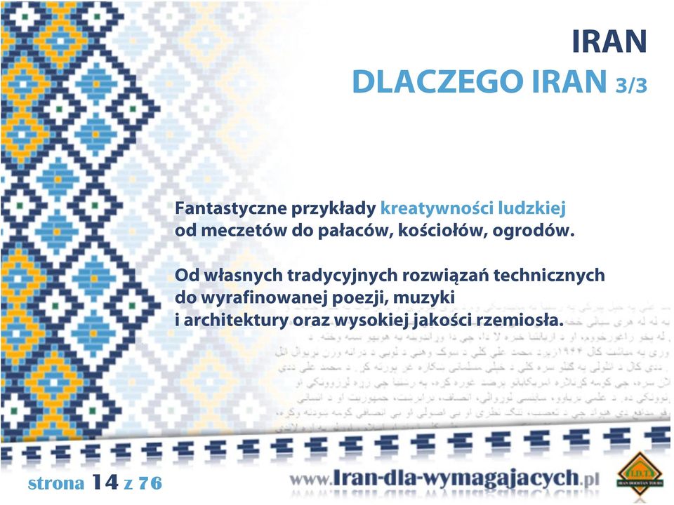 Od własnych tradycyjnych rozwiązań technicznych do