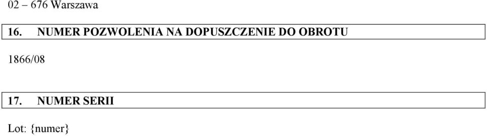 DOPUSZCZENIE DO OBROTU