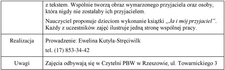 nie zostałaby ich przyjacielem.