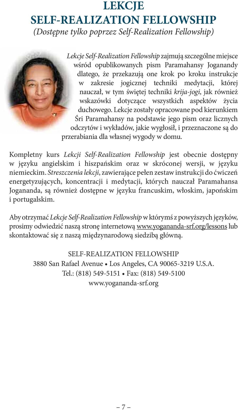 życia duchowego.