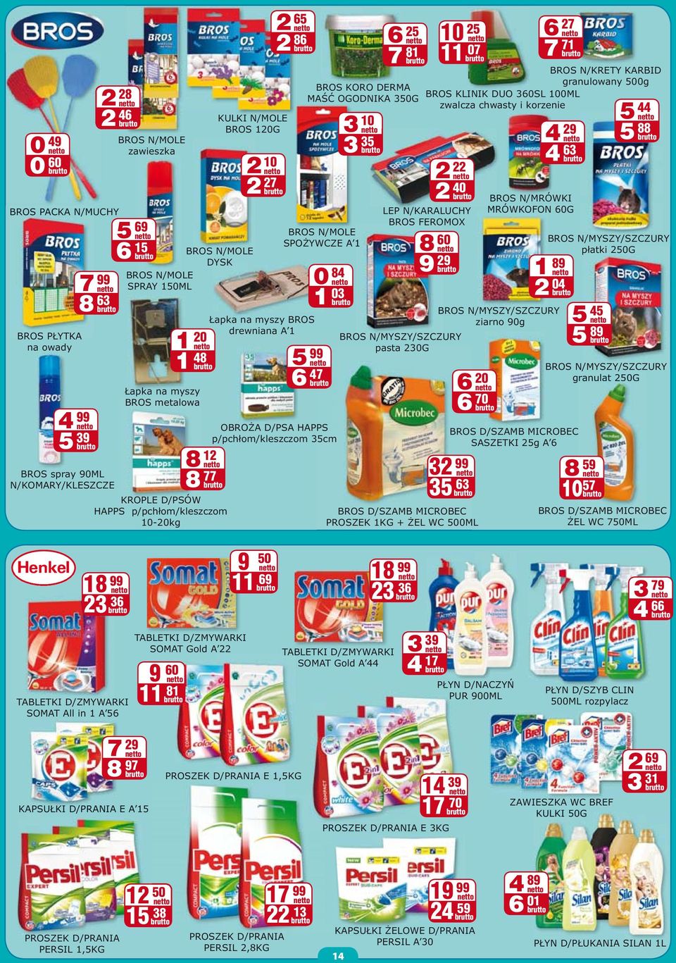 35cm 7 71 7 81 11 07 BROS N/KRETY KARBID granulowany 500g BROS KORO DERMA MA OGODNIKA 350G BROS KLINIK DUO 360SL 100ML zwalcza chwasty i korzenie 5 44 3 10 4 29 5 88 3 35 BROS N/MOLE SPO YWCZE A 1 6