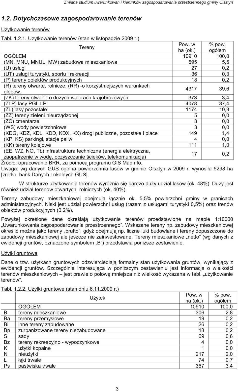 otwarte, rolnicze, (RR) -o korzystniejszych warunkach glebow.