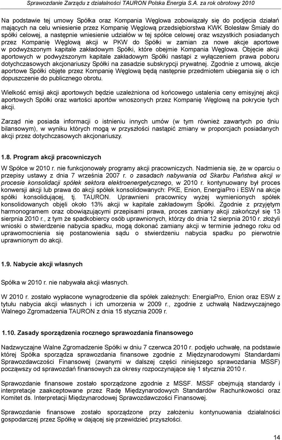 które obejmie Kompania Węglowa.