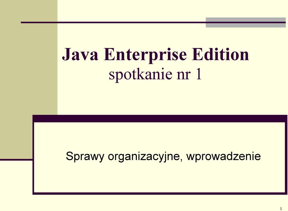 nr 1 Sprawy